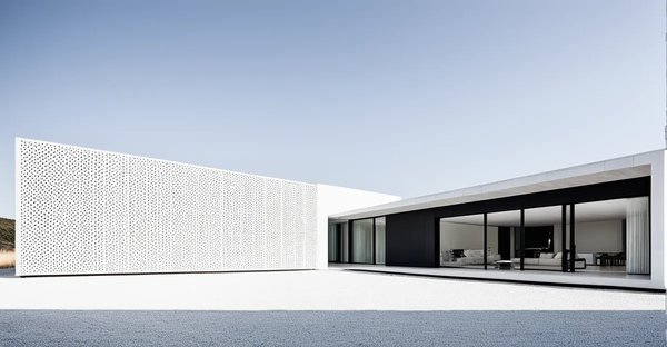 L'art du vide : L'élégance captivante de l'architecture minimaliste